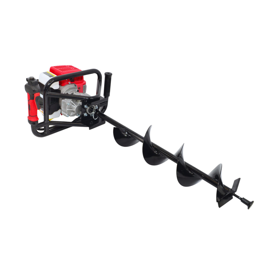 AWTools benzine grondboor EA56 2,3 pk met 3 grondboren
