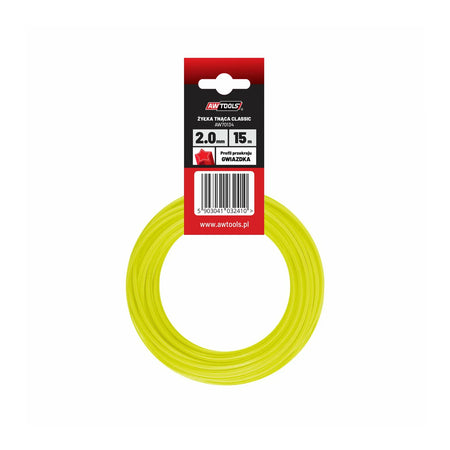 AWTools Nylon maaidraad met sterprofiel 3,0x10m