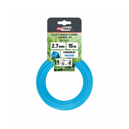 AWTools Trimmerdraad Classic vierkant 3,0x15m