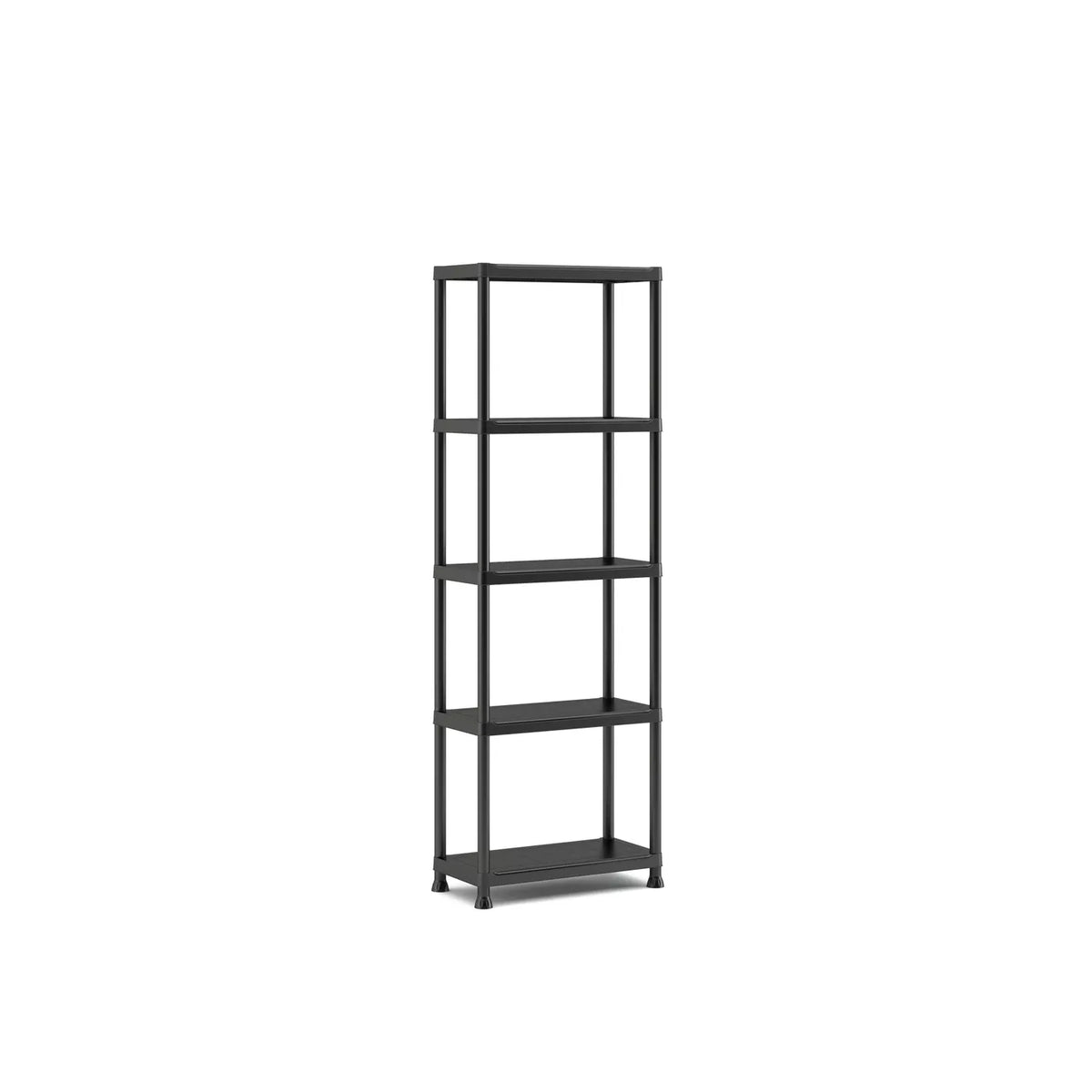 KETER Stelling kunststof 5 planken zwart