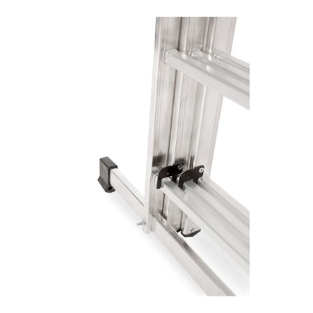 AWTools Aluminium multifunctionele ladder 3x7 sporten 150 kg draagvermogen