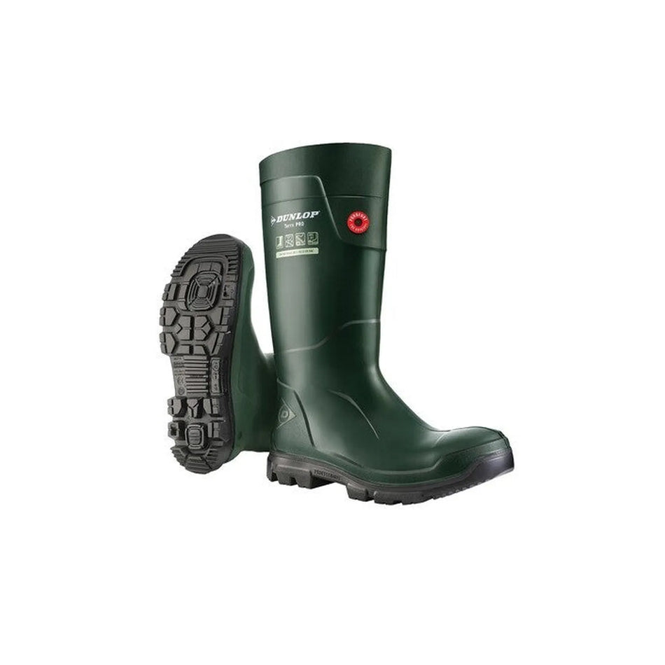 GVVLJ0K Regen en winterlaarzen Dunlop green