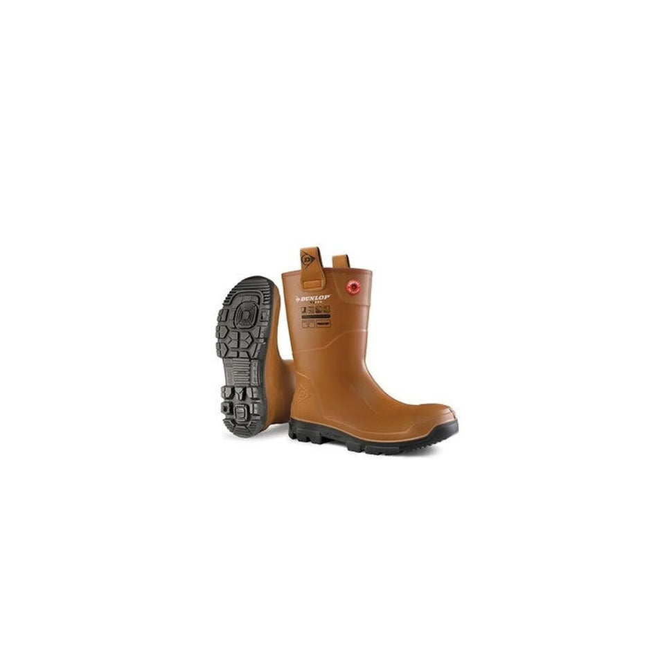 GVVLJ42 Regen en winterlaarzen Dunlop brown 5