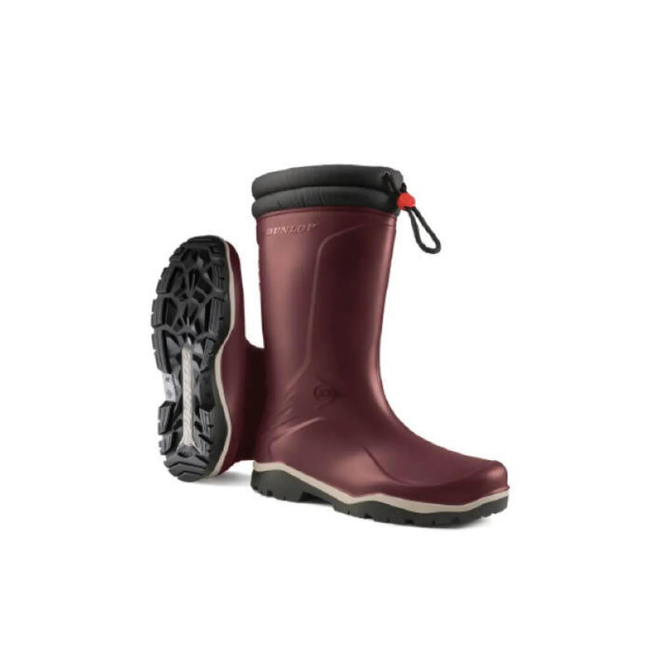 GVVMU0K regen- en winterlaarzen Dunlop burgundy