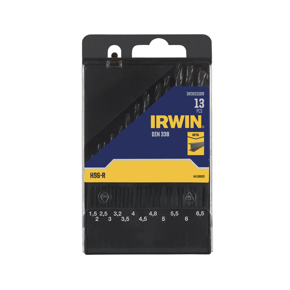 IRWIN Boor metaal hss-r set13 stuks. (1,5-6,5mm)