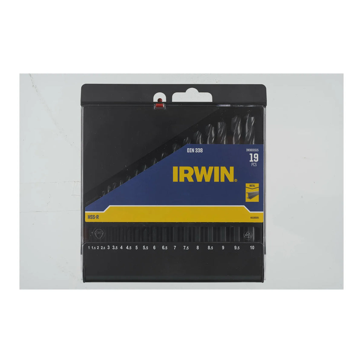 IRWIN Boor metaal hss-r set19 stuks. (1-10mm)