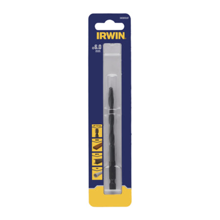 IRWIN Boor metaal hss 6,0mm hex 1/4"