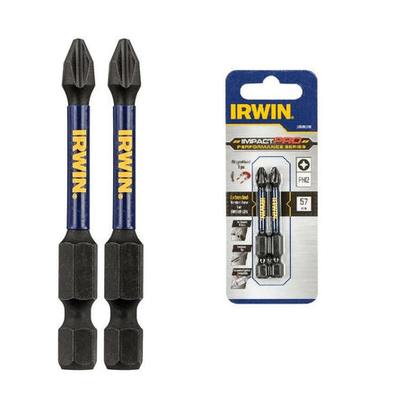 IRWIN Bit slagvast ph2 x 57mm/2 stuks