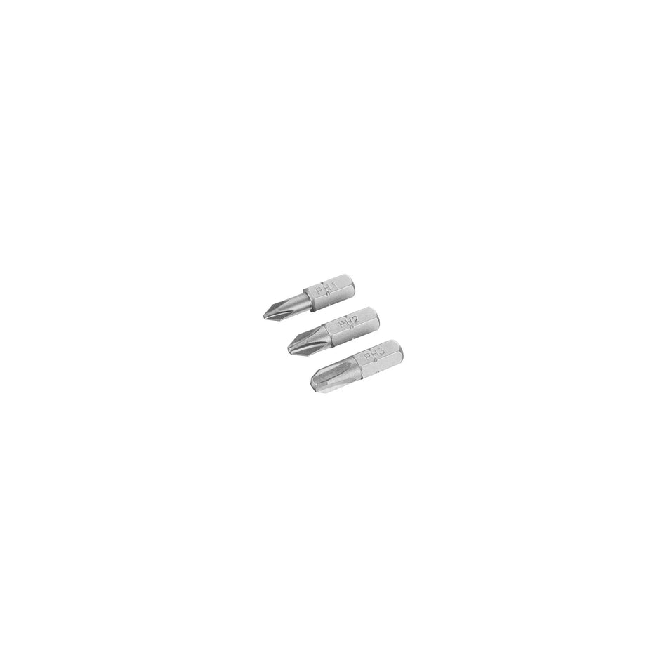 IRWIN Bits set 3 stuks ph1 ph2 ph3 /25mm