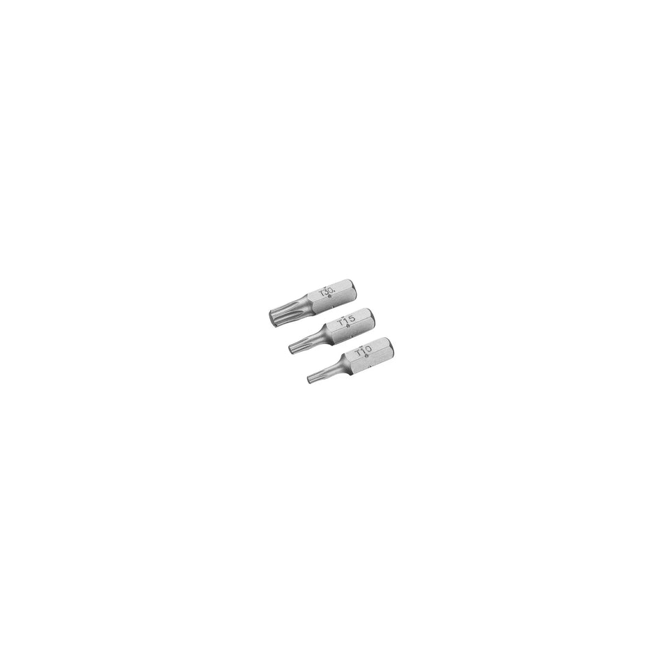 IRWIN Bits set 3 stuks t10 t15 t30 /25 mm