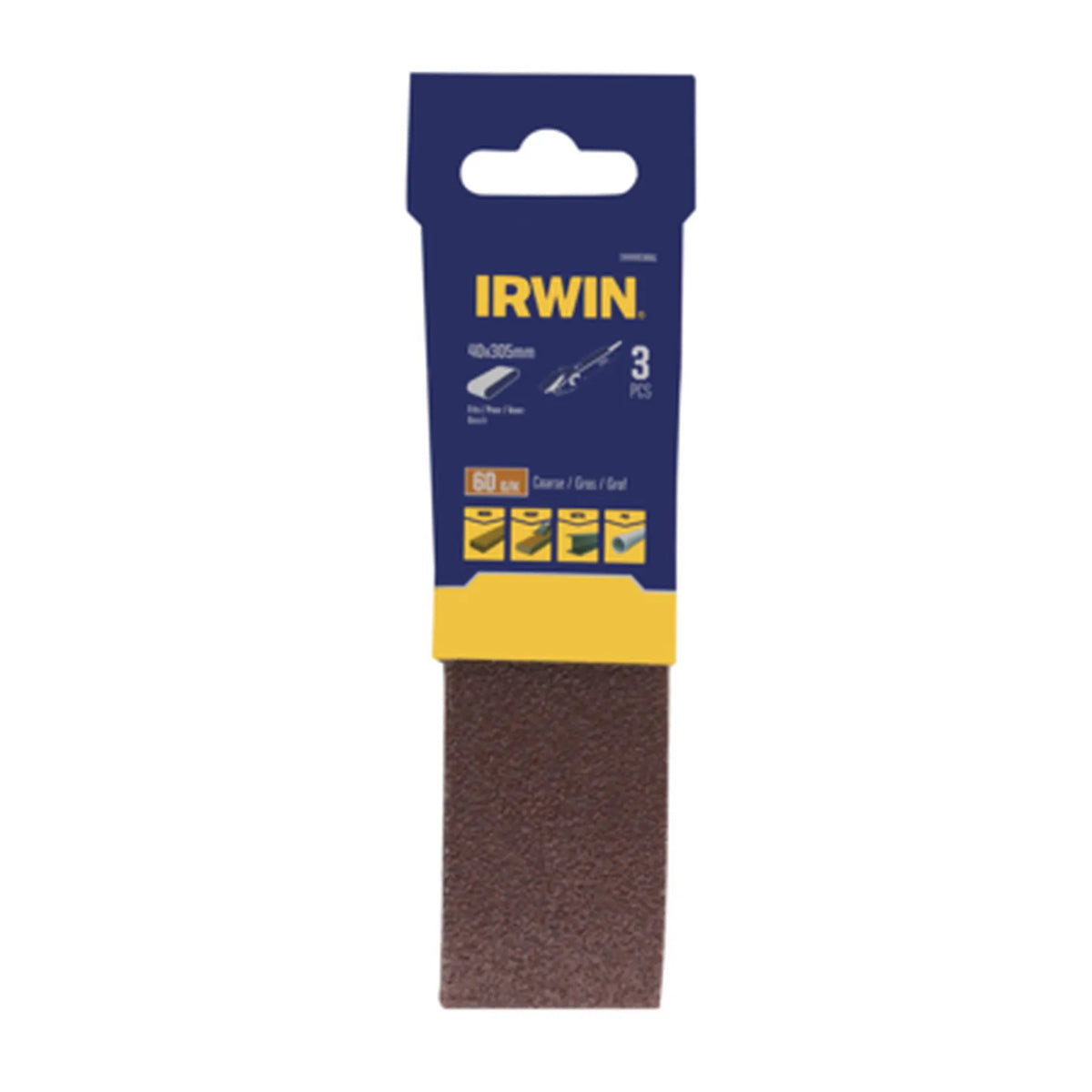 IRWIN Pasy eindloze 40mm x 305mm p 60 /3 stuks