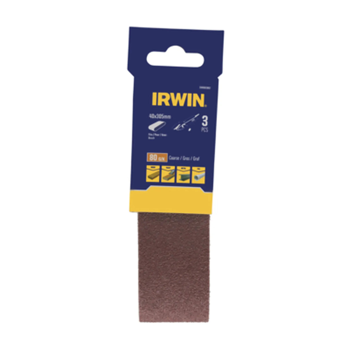 IRWIN Pasy eindloze 40mm x 305mm p 80 /3 stuks
