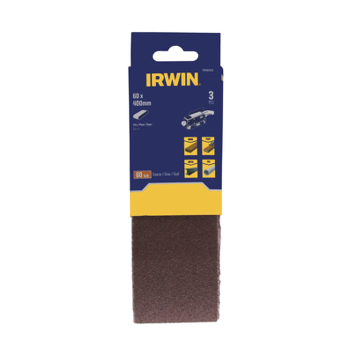 IRWIN Pasy eindloze 60mm x 400mm p 60 /3 stuks
