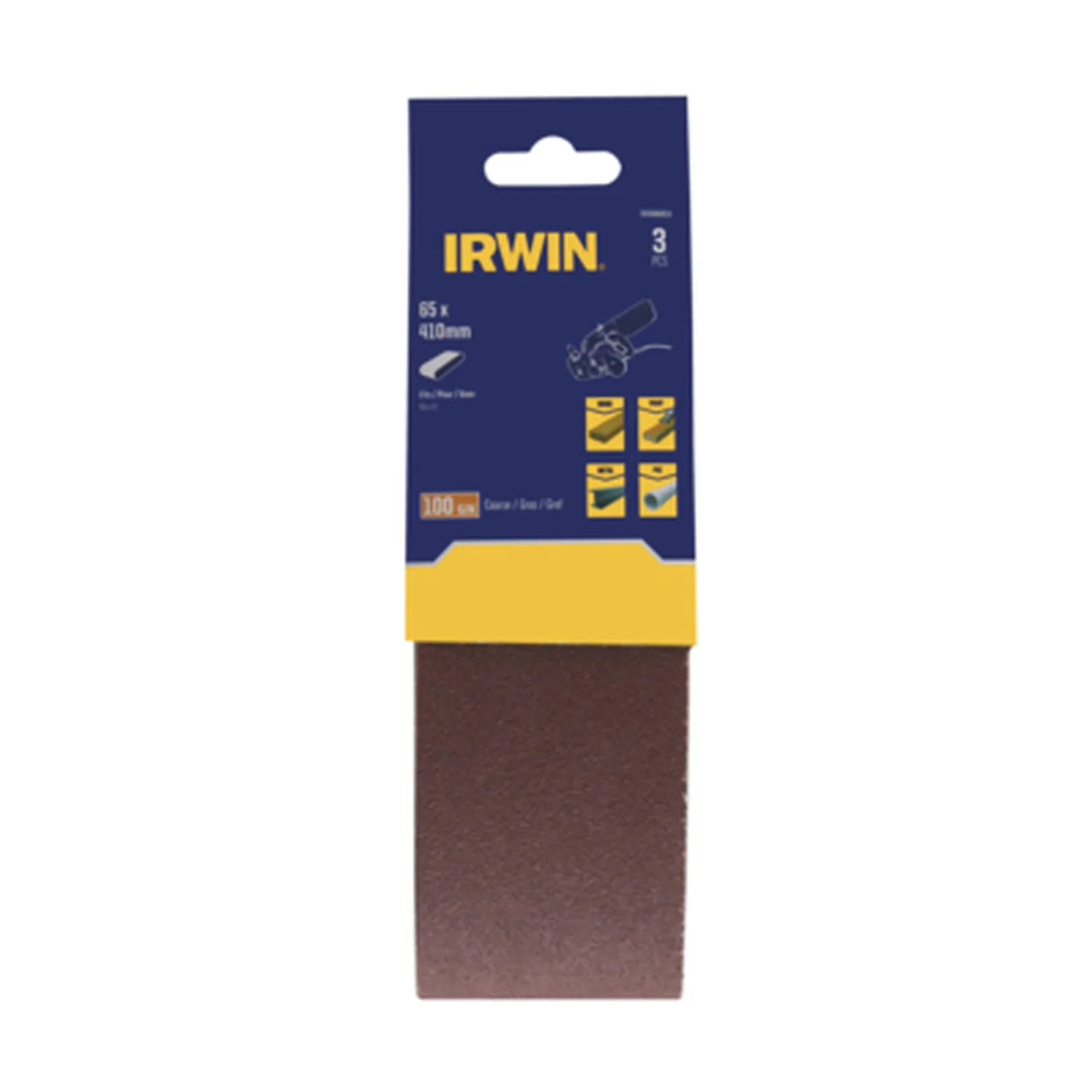 IRWIN Pasy eindloze 65mm x 410mm p100 /3 stuks