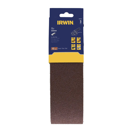 IRWIN Pasy eindloze 75mm x 533mm p 40 /3 stuks