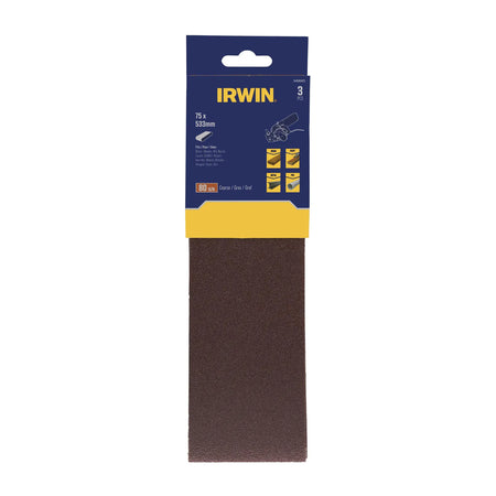 IRWIN Pasy eindloze 75mm x 533mm p 80 /3 stuks
