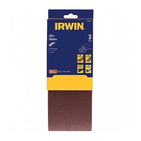IRWIN Pasy eindloze 100mm x 560mm p 80 /3 stuks