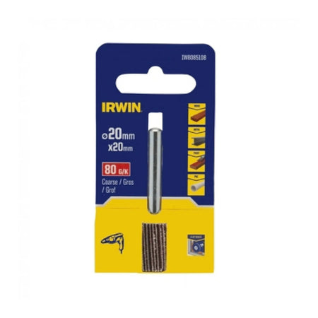IRWIN Slijpsteen listkowa trzpieniowa 20mm x 20mm p 80
