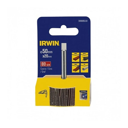 IRWIN Slijpsteen listkowa trzpieniowa 50mm x 20mm p 80