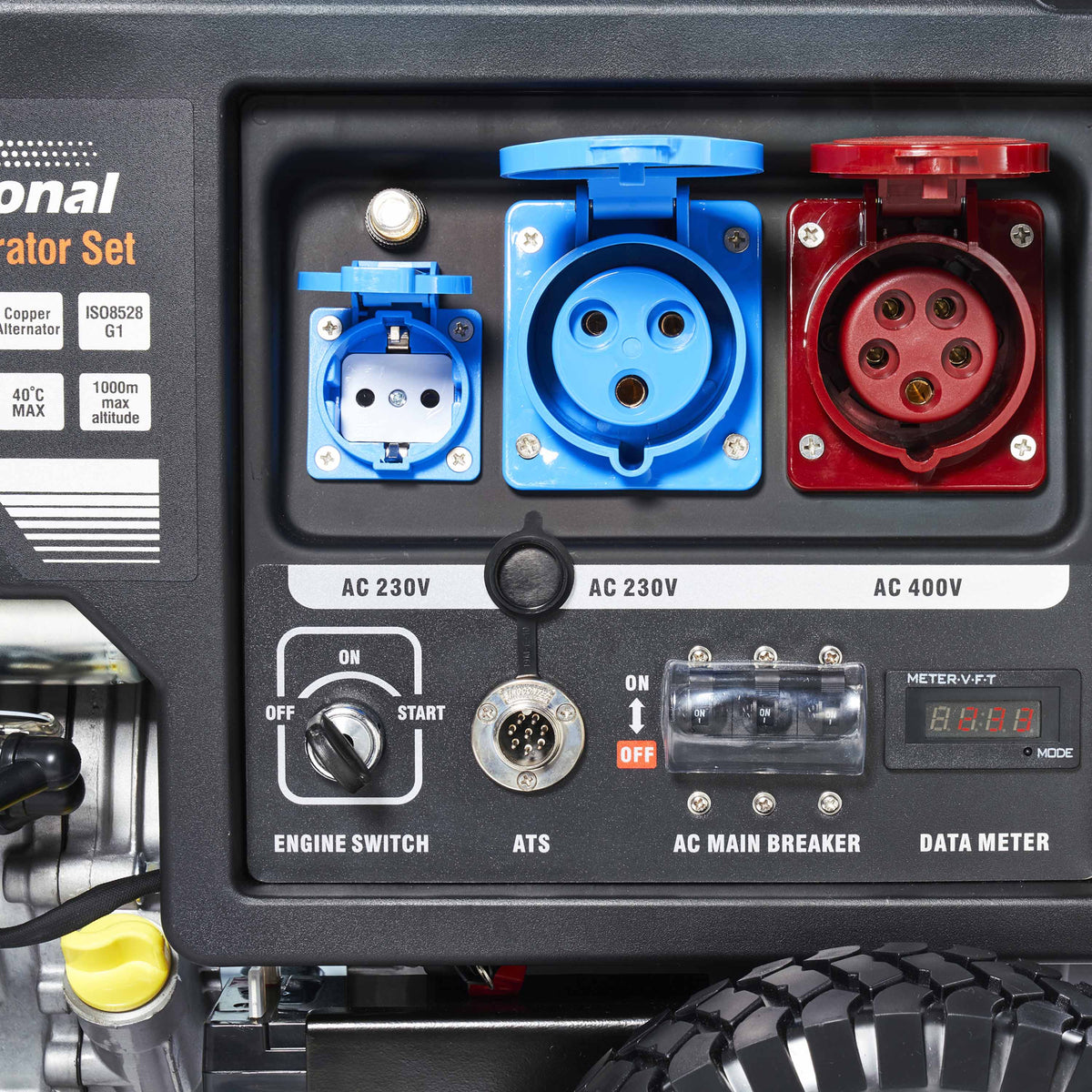 Oleo-Mac Generator 6.0KW PGE 80E-3 DCS 230V+400V