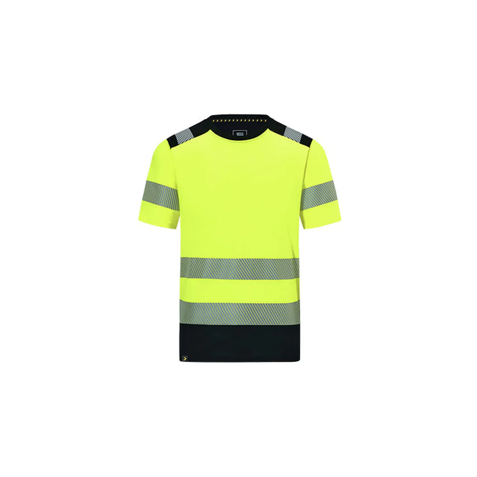 SCUHVCOTTS Hi‑Vis T-Shirts Safety Jogger YELLOW BLACK