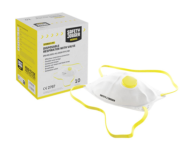 STORAV mondbescherming masker Safety Jogger white UNI