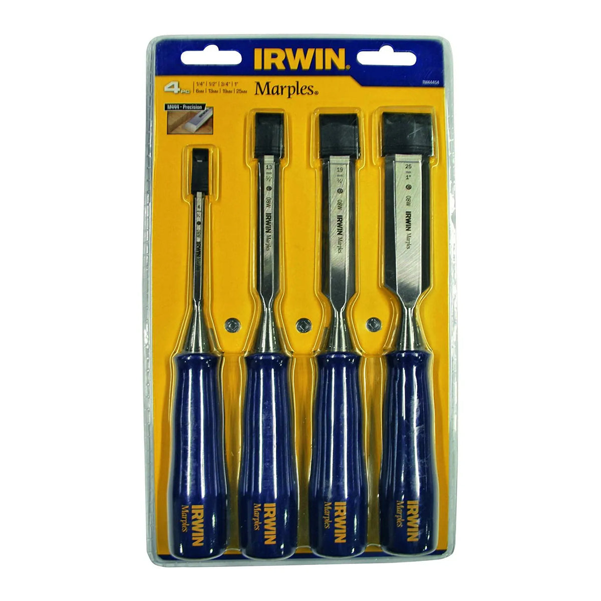 IRWIN Beitel voor hout blue-chip set4 stuks 6,13,19,25mm type m444