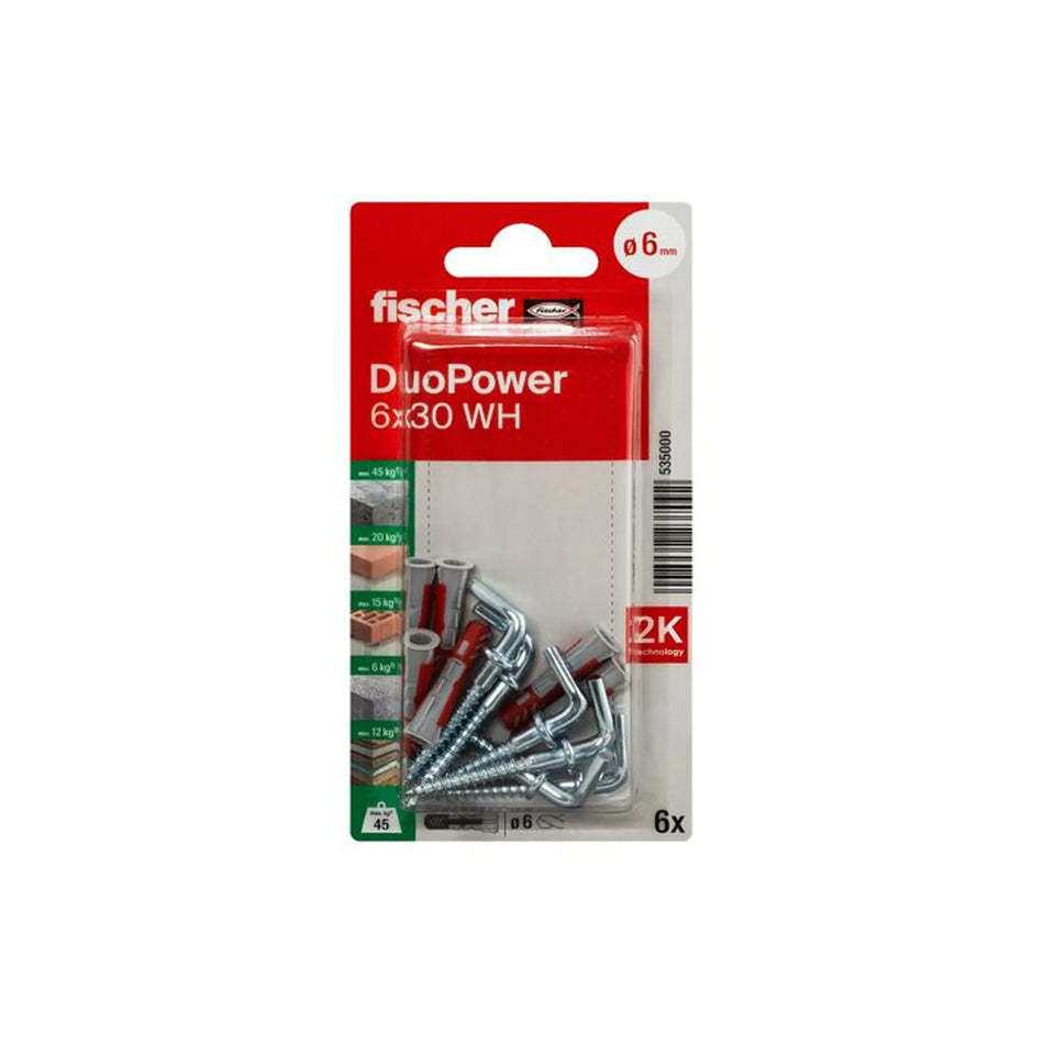 Fischer DuoPower 6x30 met winkelhaak