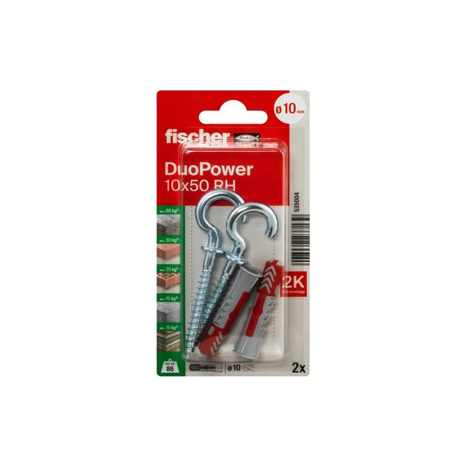 Fischer DuoPower 10x50 met ronde haak