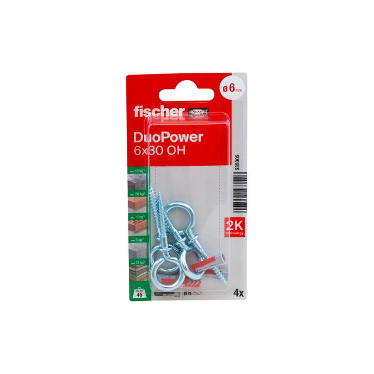 Fischer DuoPower 6x30 met ooghaak