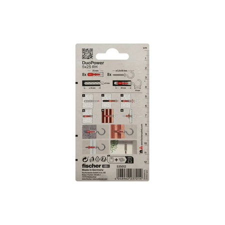 Fischer DuoPower 5x25 met ronde haak