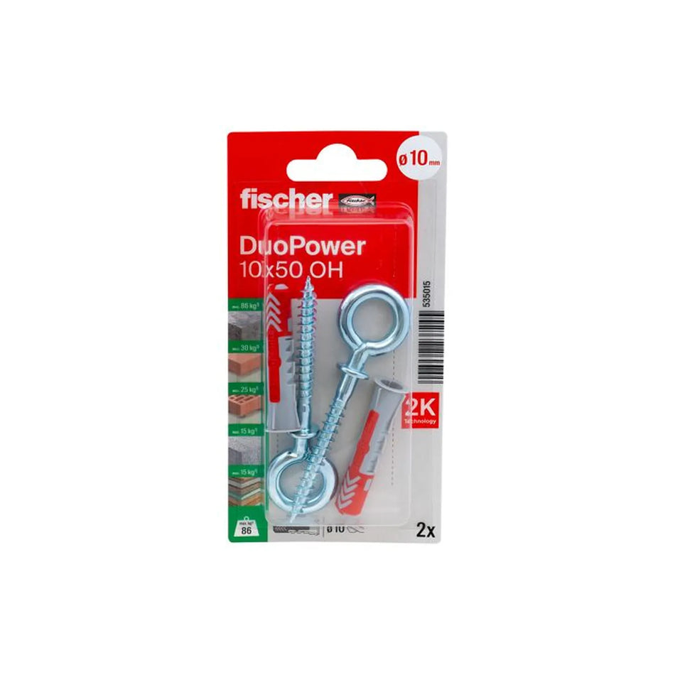 Fischer DuoPower 10x50 met ooghaak