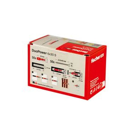Fischer DuoPower 6x30 S met schroef