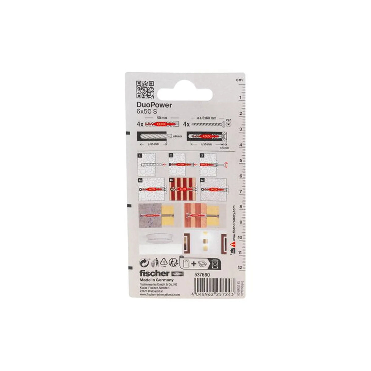 Fischer DuoPower 6x50 met schroef