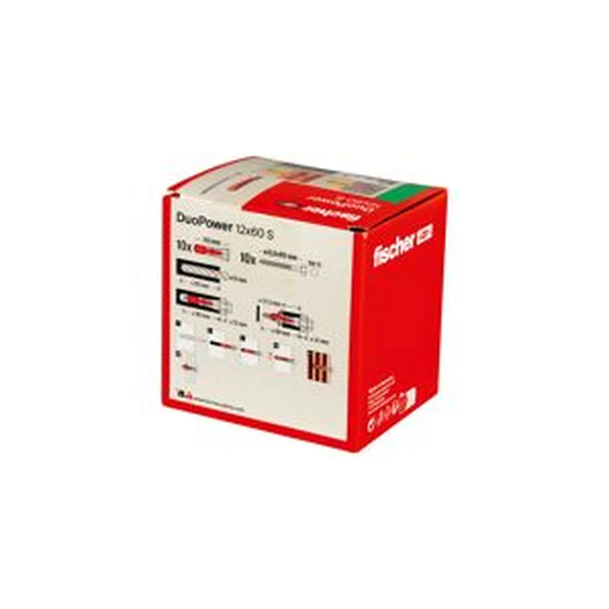 Fischer DuoPower 12x60 SS met zeskantschroef