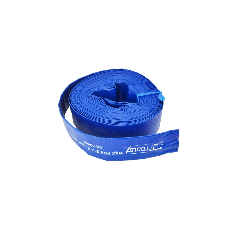 AWTools Waterslang flexibel PVC blauw 2"x100m