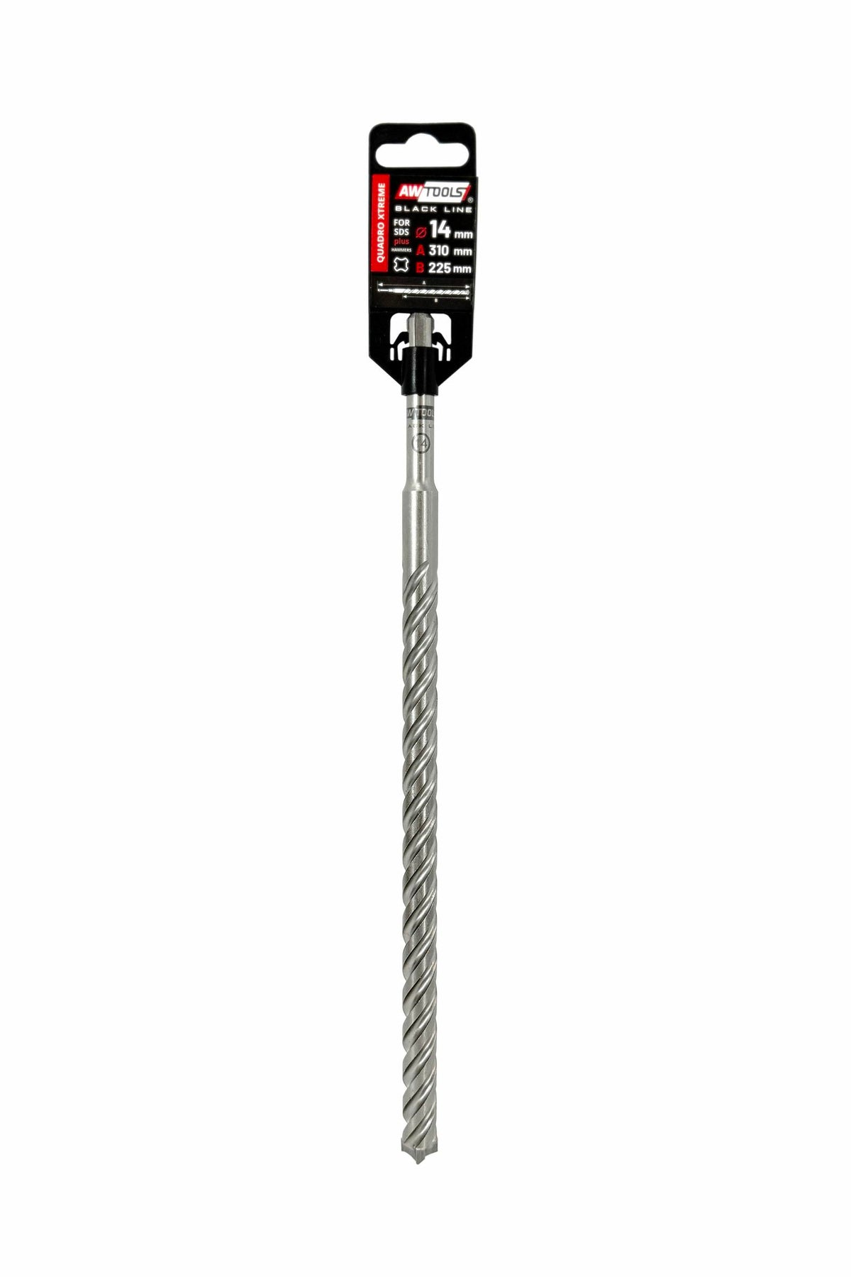 AWTools Boor SDS-Plus 12 mm x 310 mm Quadro Xtreme Black Line