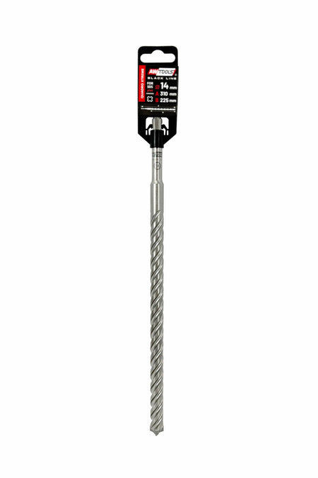 AWTools Boor SDS-Plus 12 mm x 310 mm Quadro Xtreme Black Line
