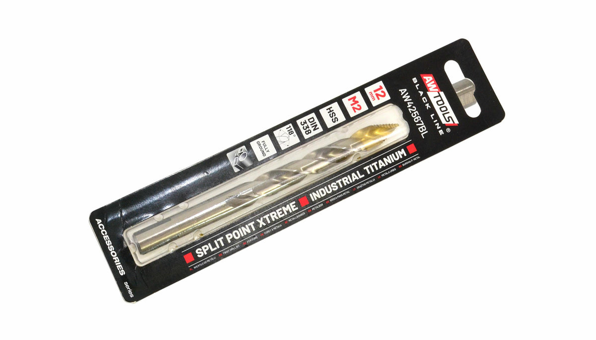 AWTools Metaalboor M2 HSS-TiN split point Xtreme 3 mm Black Line
