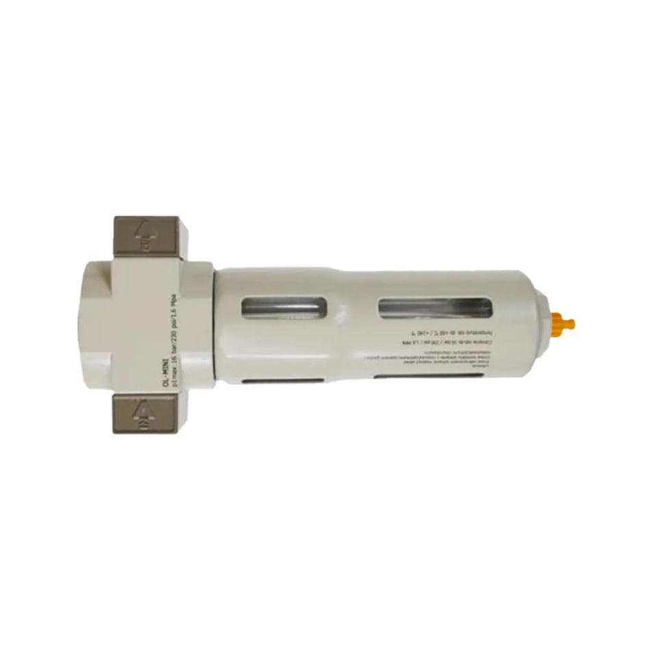 AWTools Filter voor perslucht met polycarbonaatreservoir 1/4MINI