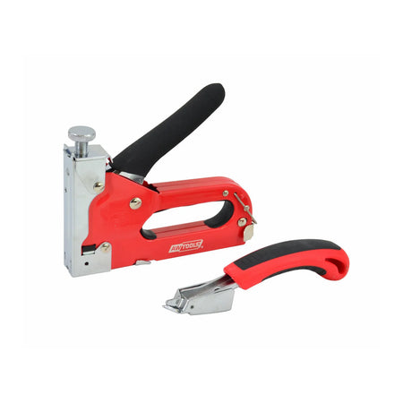 AWTools Nietmachine voor meubels 3-functies 4 - 14 mm met nietentrekker
