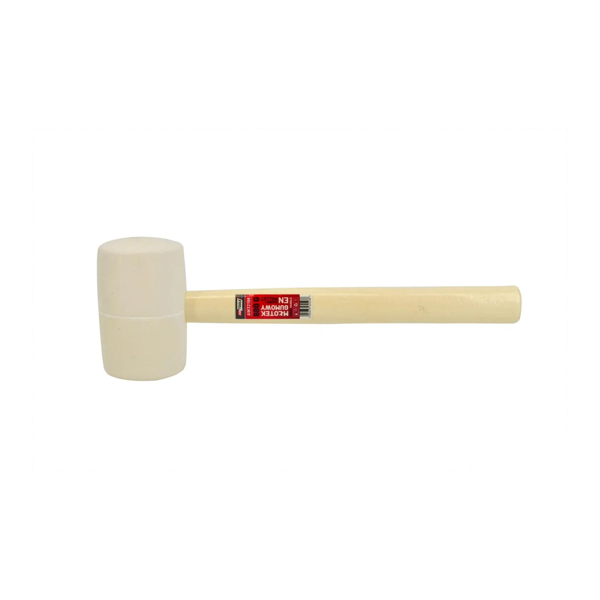 Hamer met witte rubberkop 235 gram
