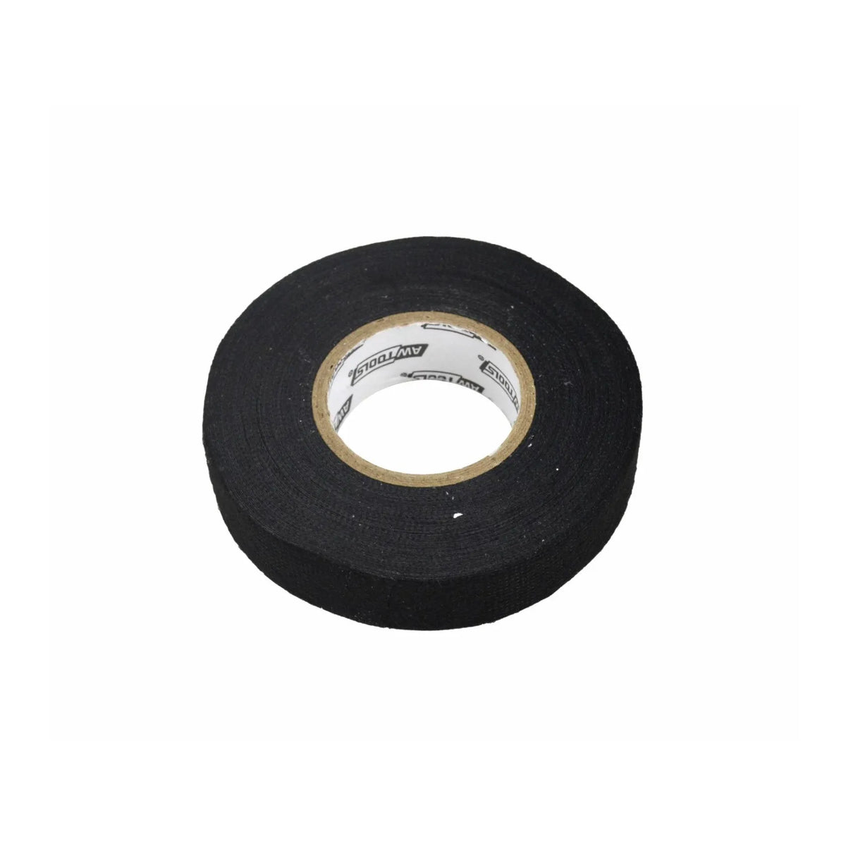 AWTools Isolatietape textiel hittebestendig 19mmx25m zwart
