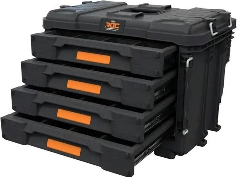 KETER ROC PRO Gear 2.0 Gereedschapskoffer XL met 4 laden