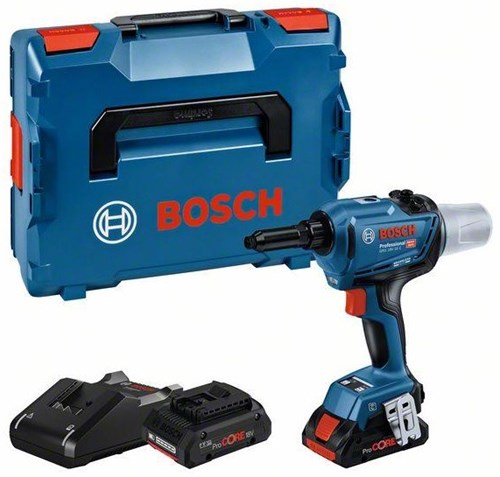 Bosch blindklinknagelapparaat grg 18v-16 c 2xpc4,0ah lb