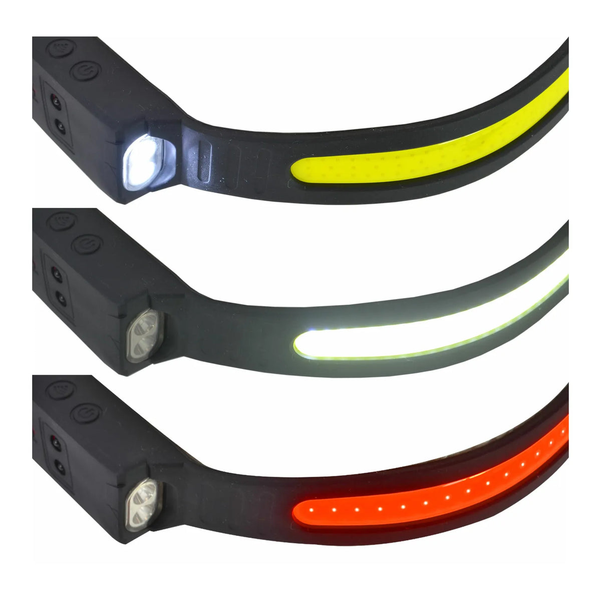 AWTools Hoofdlamp COB LED met bewegingssensor 110g