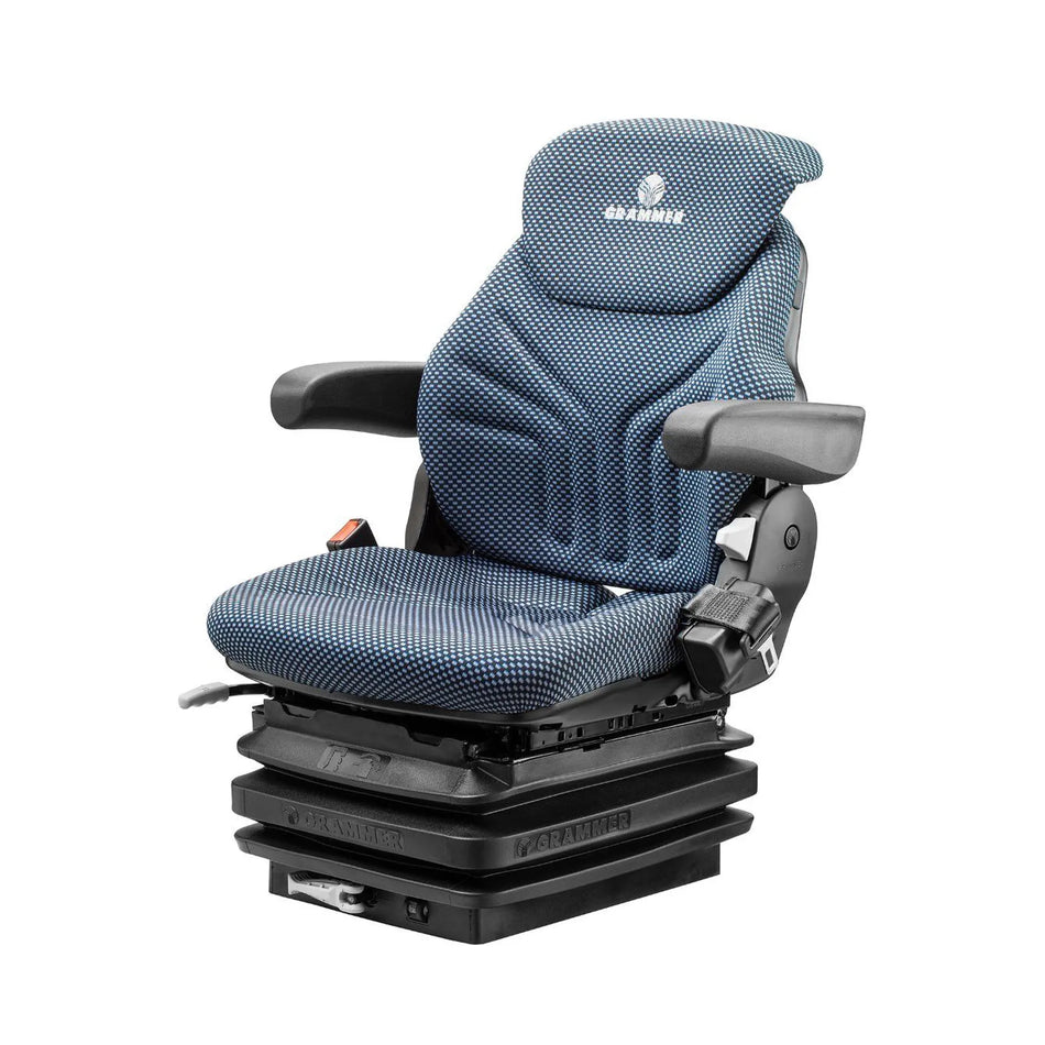 Airpress Heftruckstoel Maximo H M Stof Blauw/zwart + eindschakelaar met Gordel 1292206