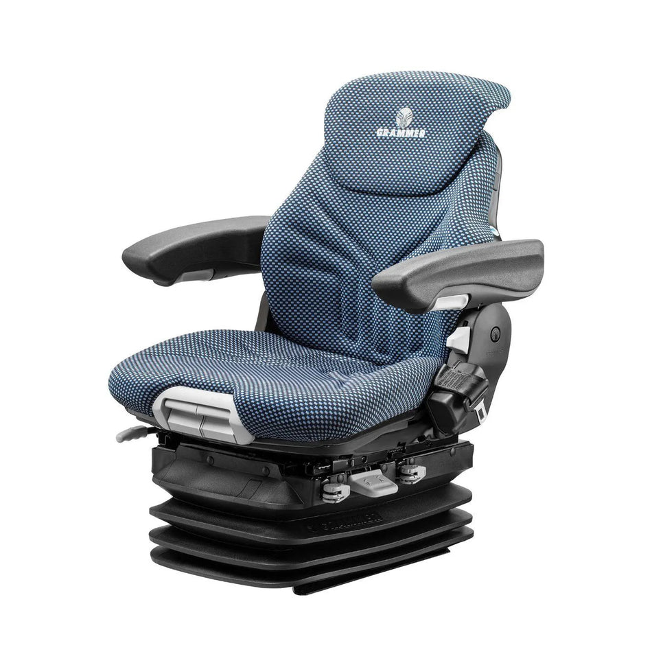 Airpress Heftruckstoel Maximo H XXL Stof blauw/zwart 12 V 1292187