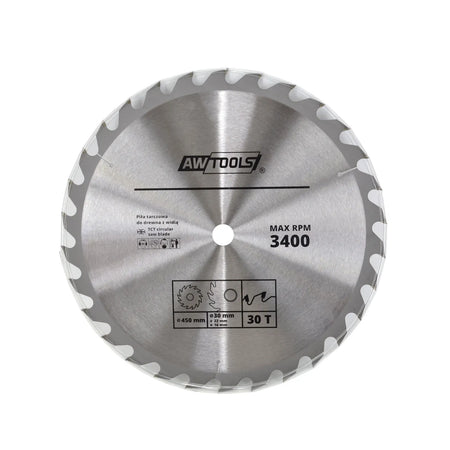 AWTools Cirkelzaagblad met hardmetalen tanden 500mm 30 tanden