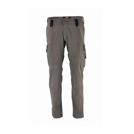 AWTools Werkbroek T5 grijs maat L nylon 235g/m2 met 8 zakken
